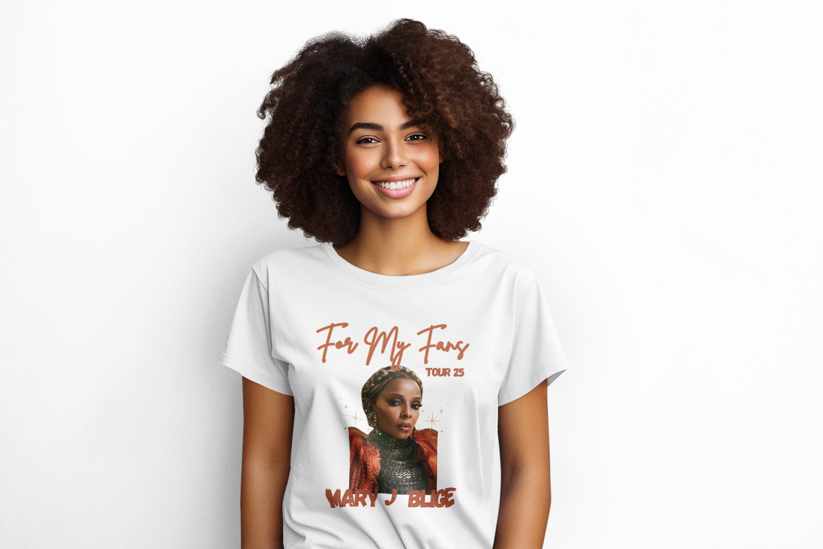 Mary J Blige Graphic Shirt, Mary J Blige, For My Fans Tour 2025 T-Shirt, Mary J Blige Fan Gift, Mary J Blige Merch, Mary J Blige Shirt