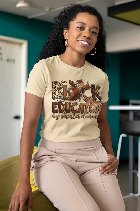 Black Educator DTF Transfer