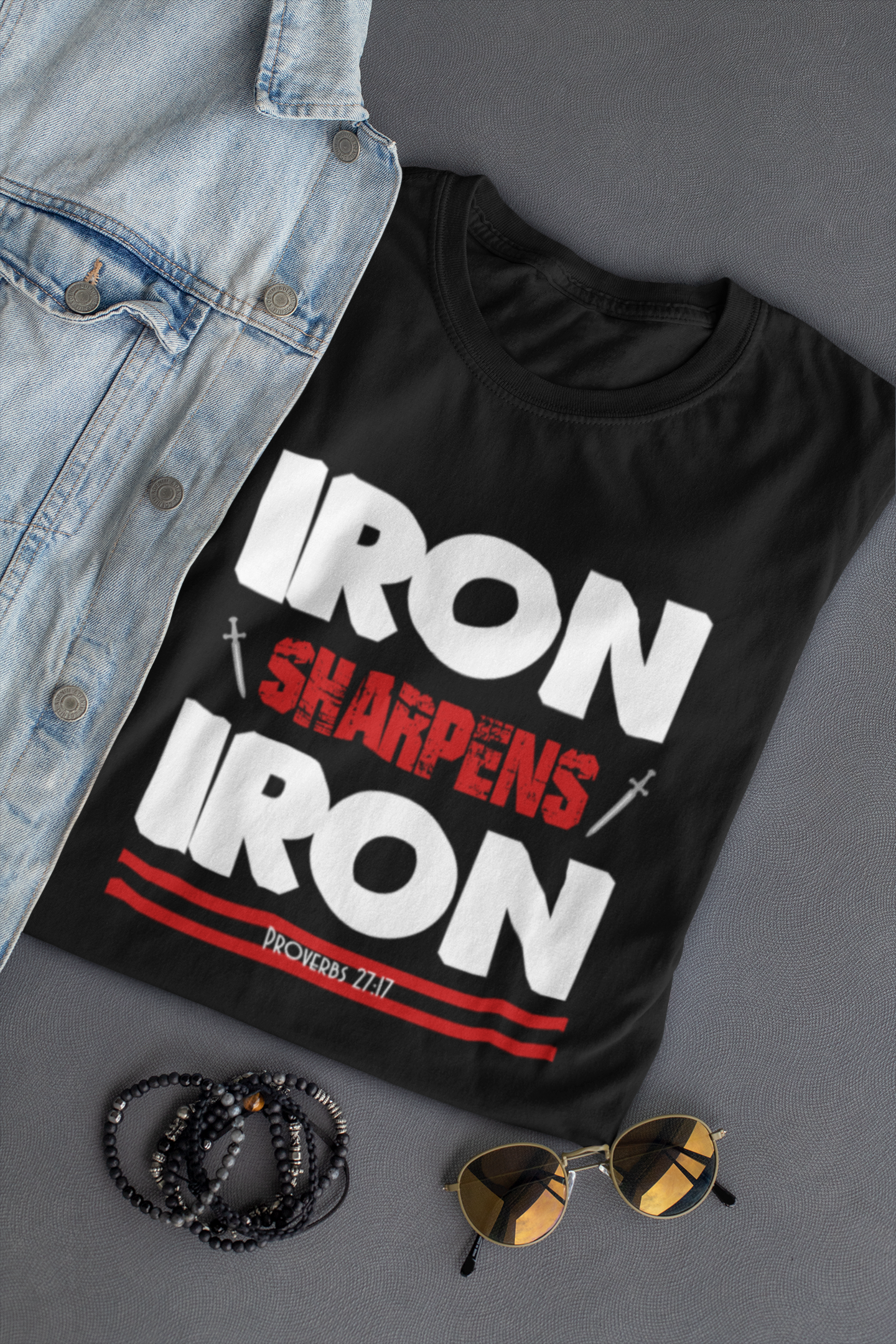 Iron Sharpens Iron PNG, SVG Digital Download