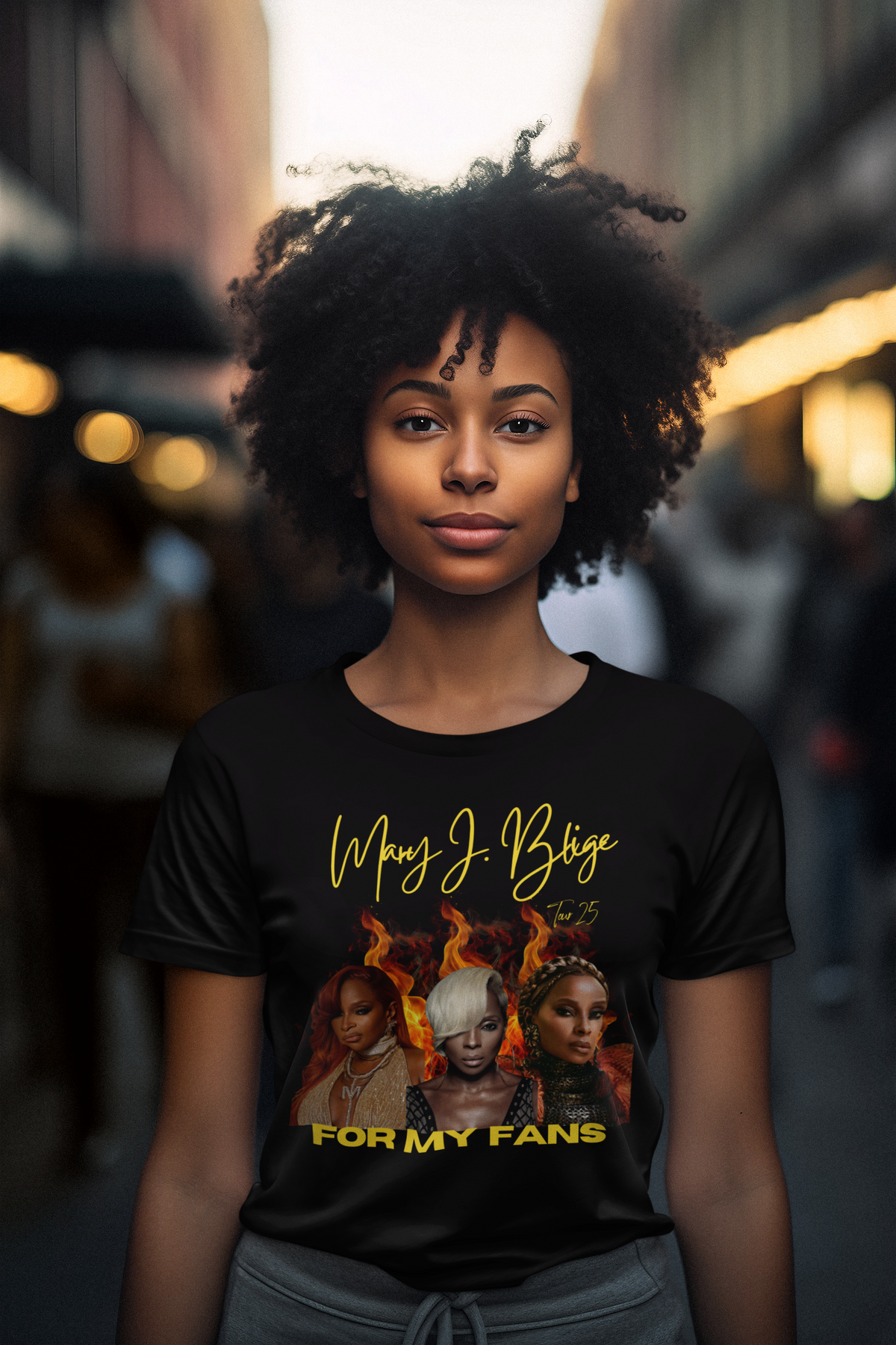 Mary J Blige Graphic Shirt, Mary J Blige, For My Fans Tour 2025 T-Shirt, Mary J Blige Fan Gift, Mary J Blige Merch, Mary J Blige Shirt