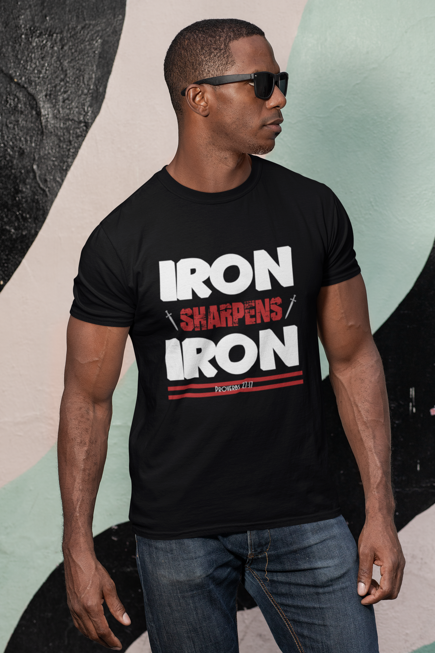 Iron Sharpens Iron DTF Transfer