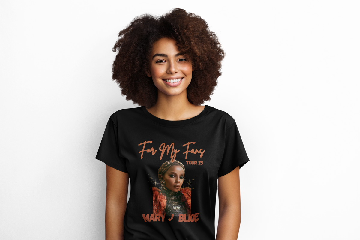 Mary J Blige Graphic Shirt, Mary J Blige, For My Fans Tour 2025 T-Shirt, Mary J Blige Fan Gift, Mary J Blige Merch, Mary J Blige Shirt